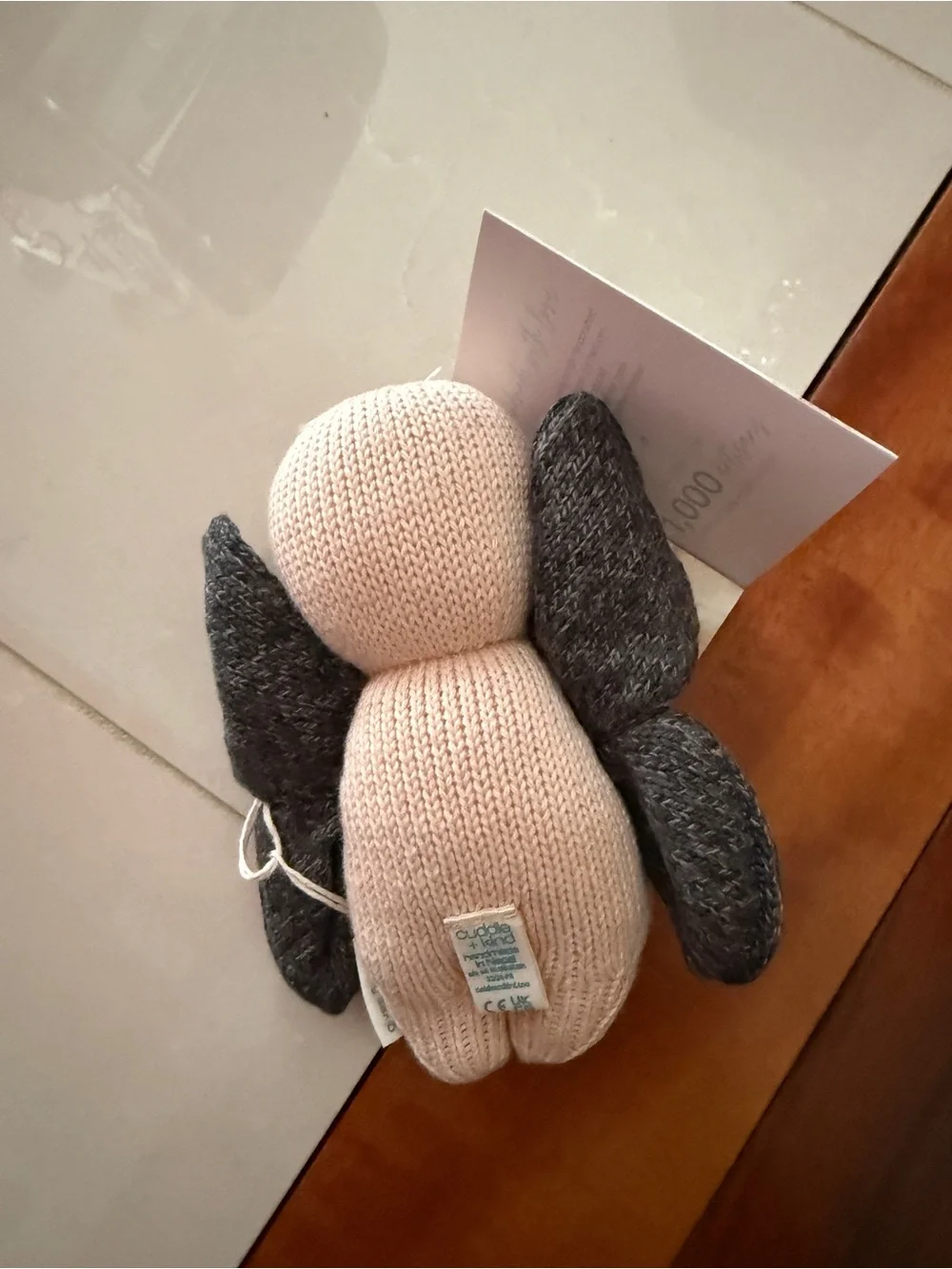 Baby Butterfly - Peach with Black Wings